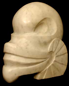 sculpture marbre de carrare Delfin 28x22x15